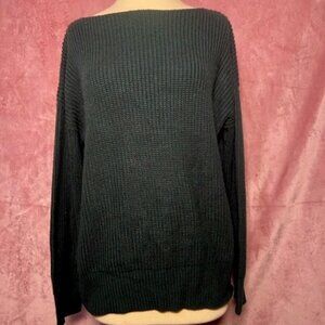 Kenneth Cole NWT Womens Dark Green Ribbed Winter Turtle Neck Sweater Size XL